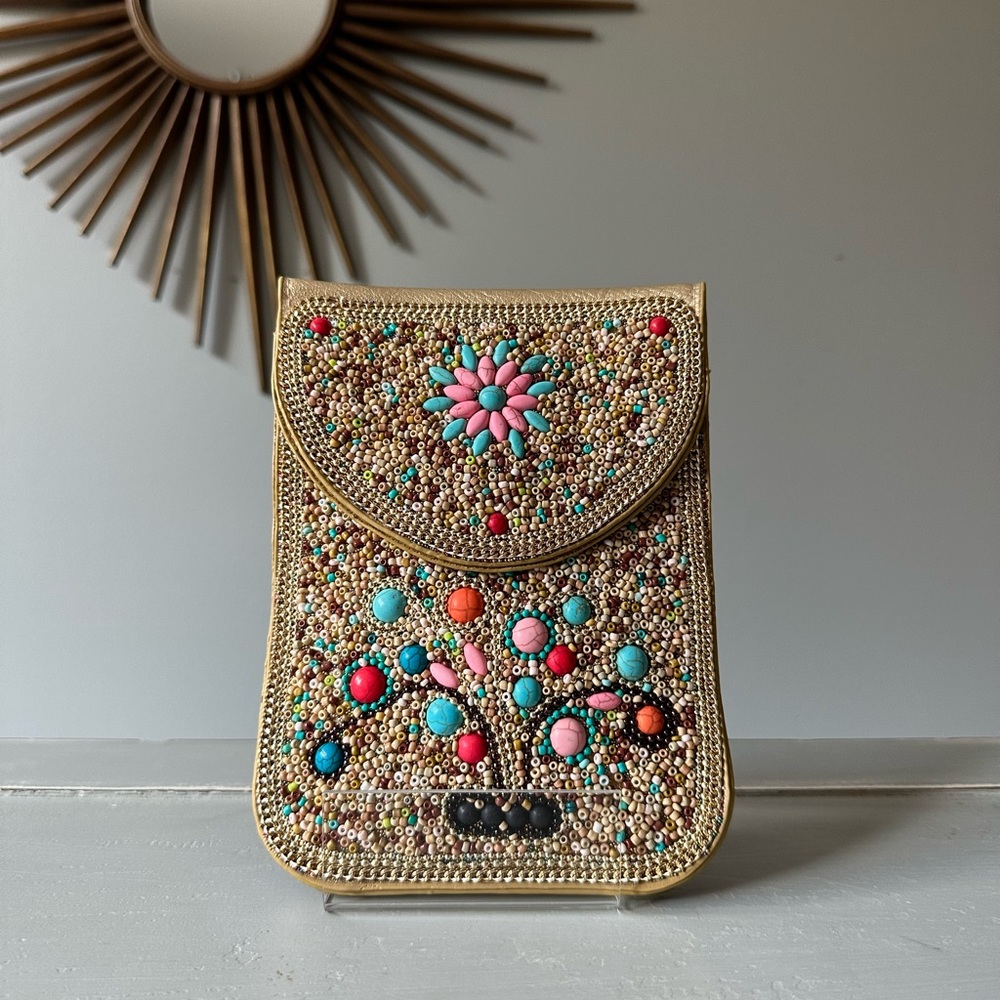 Tree of life 🌳 Beaded Design Crossbody Traveling Bag